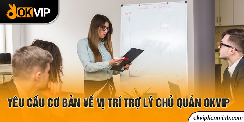 Yêu cầu cơ bản về vị trí trợ lý chủ quản OKVIP