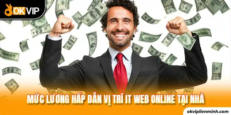 Mức lương hấp dẫn vị trí IT web online tại nhà