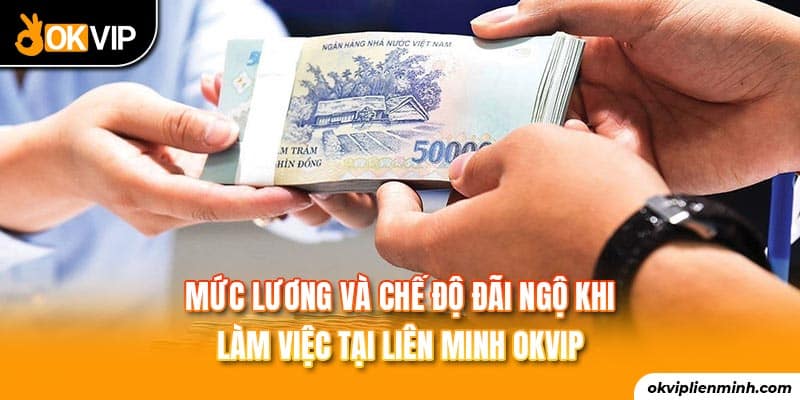 Mức lương và chế độ đãi ngộ khi làm việc tại liên minh OKVIP